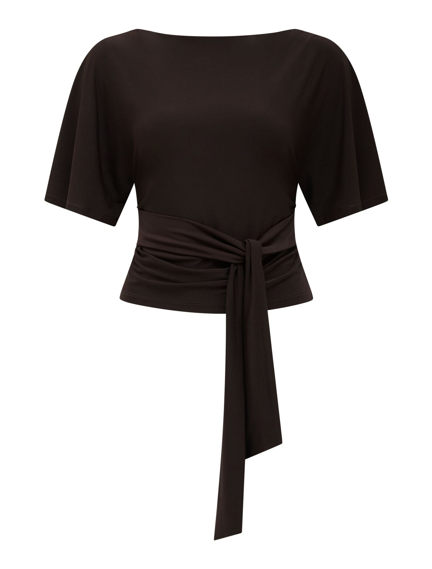 Paige Flutter Sleeve Tie Back Blouse