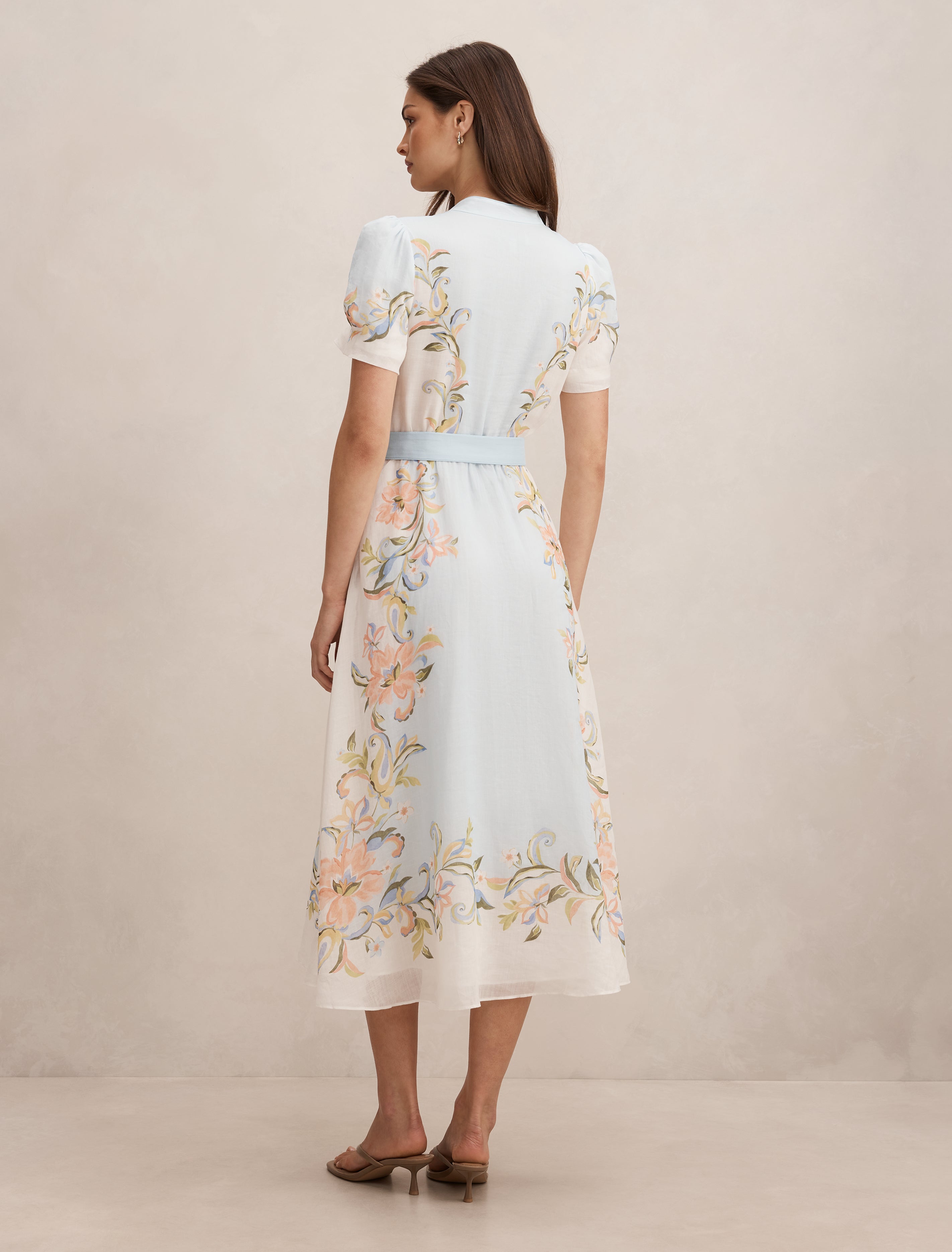 Briana Printed Shirt Dress