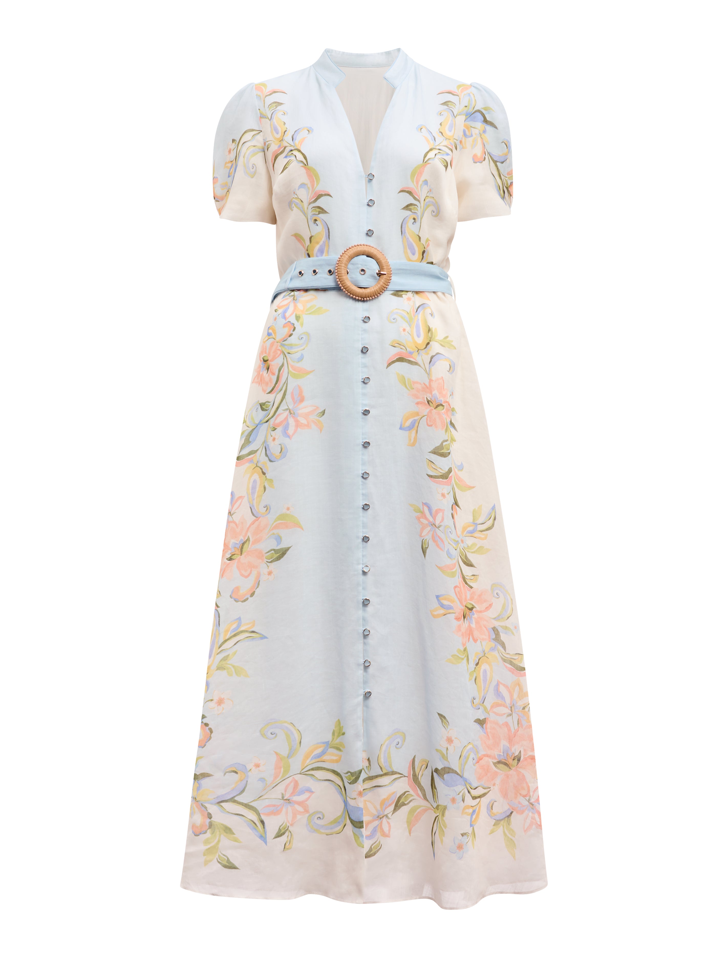 Briana Printed Shirt Dress