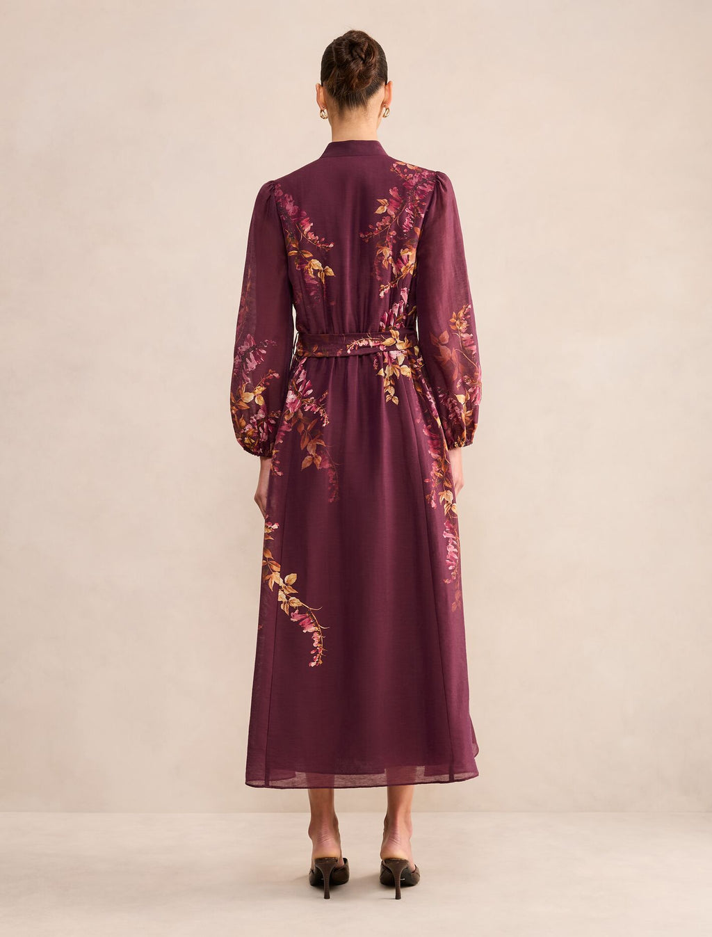 Sheridan Placement Print Midi Dress