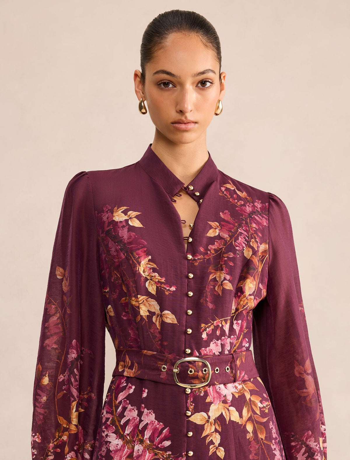 Sheridan Placement Print Midi Dress