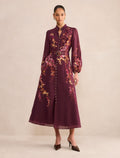 Sheridan Placement Print Midi Dress