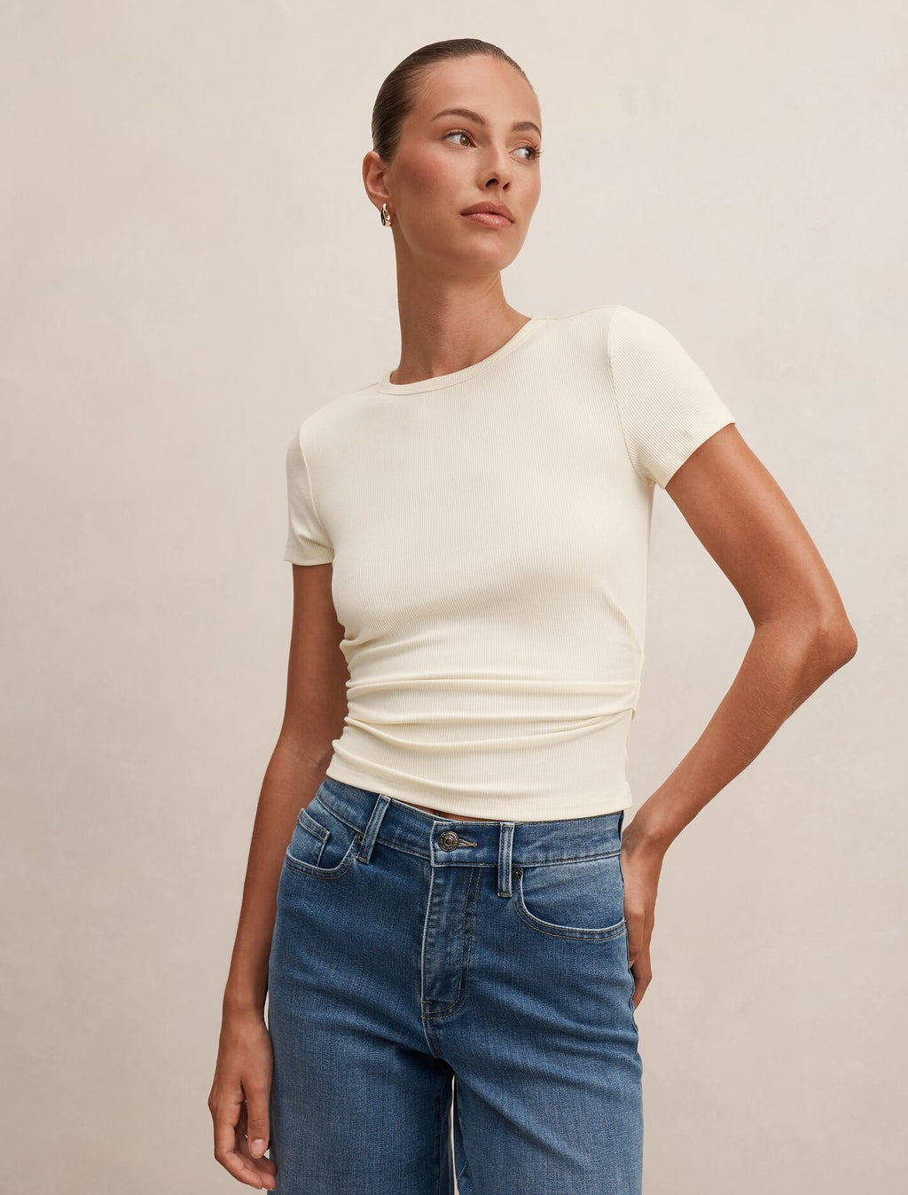 Kelly Tuck Detail Baby Tee