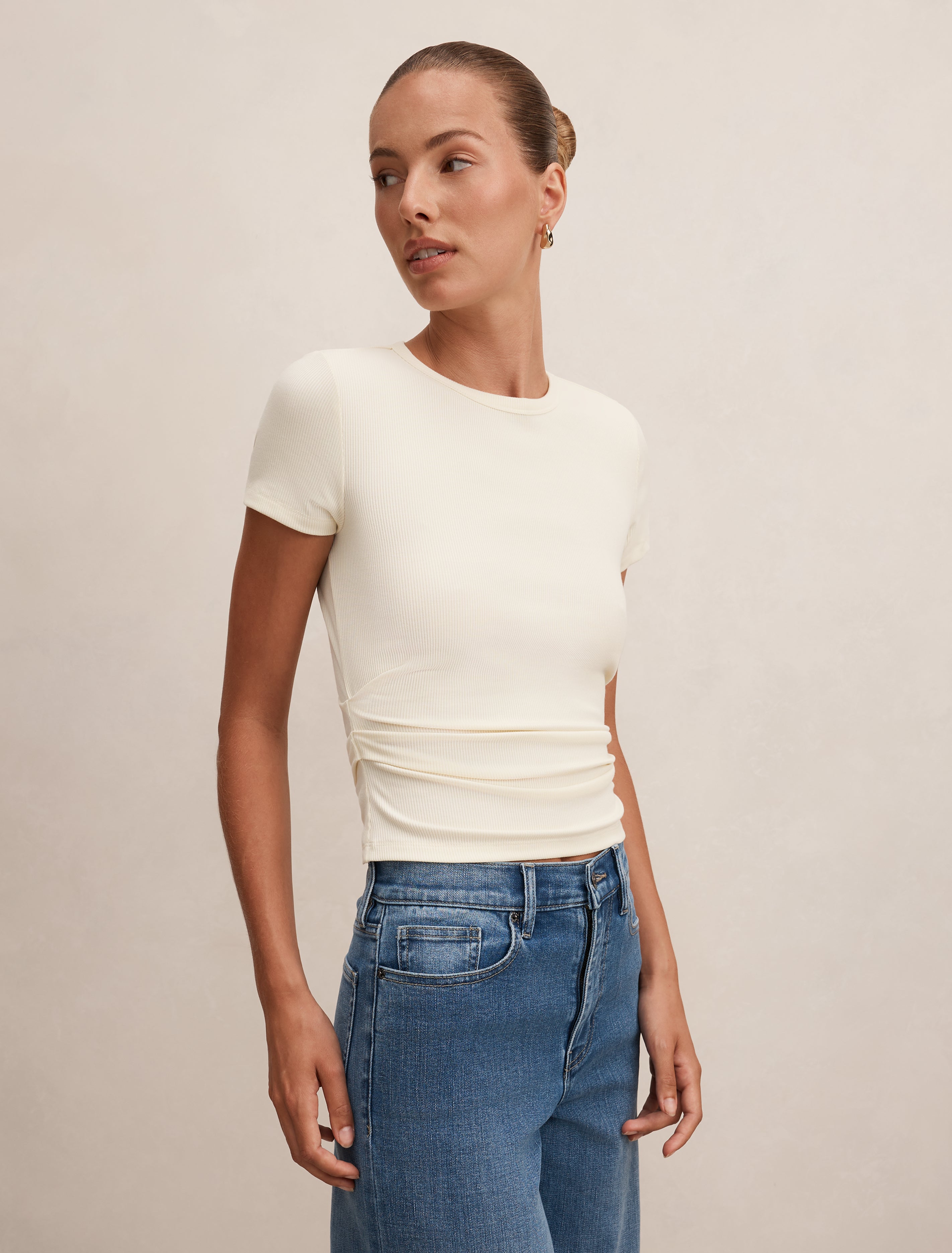 Kelly Tuck Detail Baby Tee