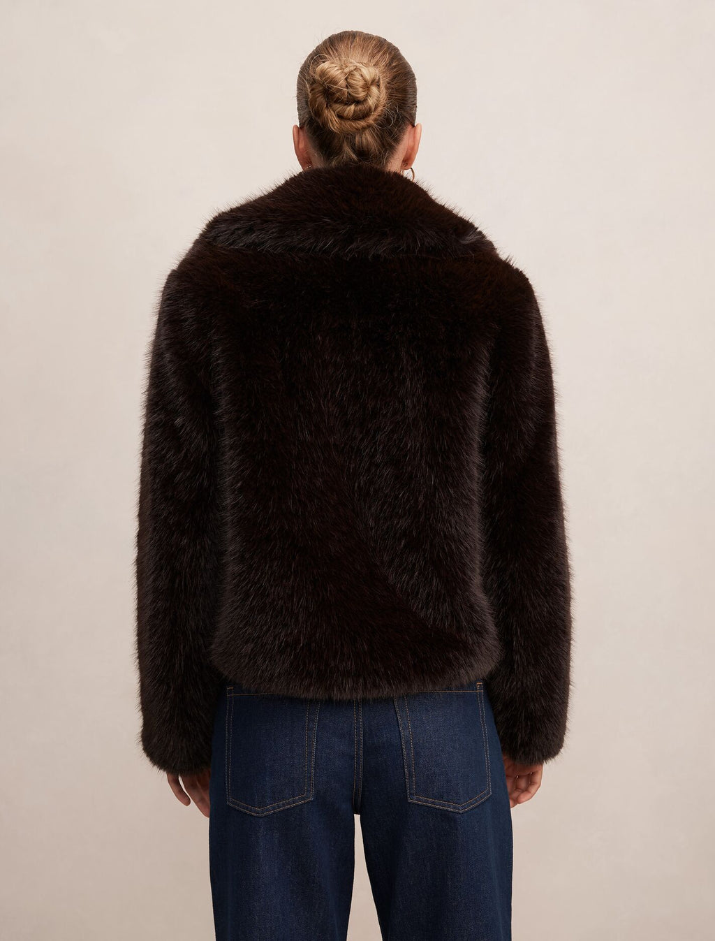 Paige Long Hair Fur Short Jacket