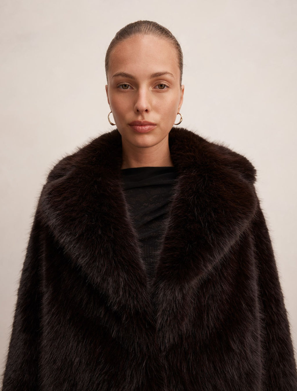 Paige Long Hair Fur Short Jacket