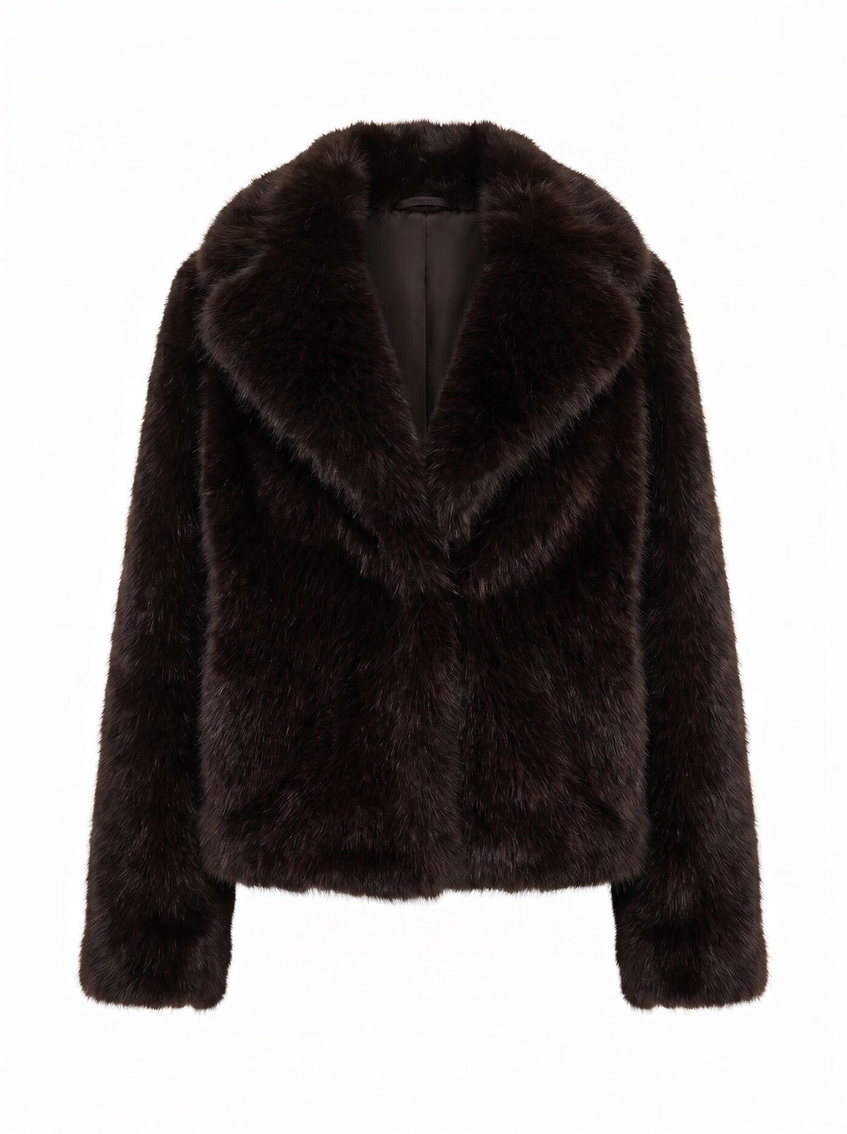 Paige Long Hair Fur Short Jacket