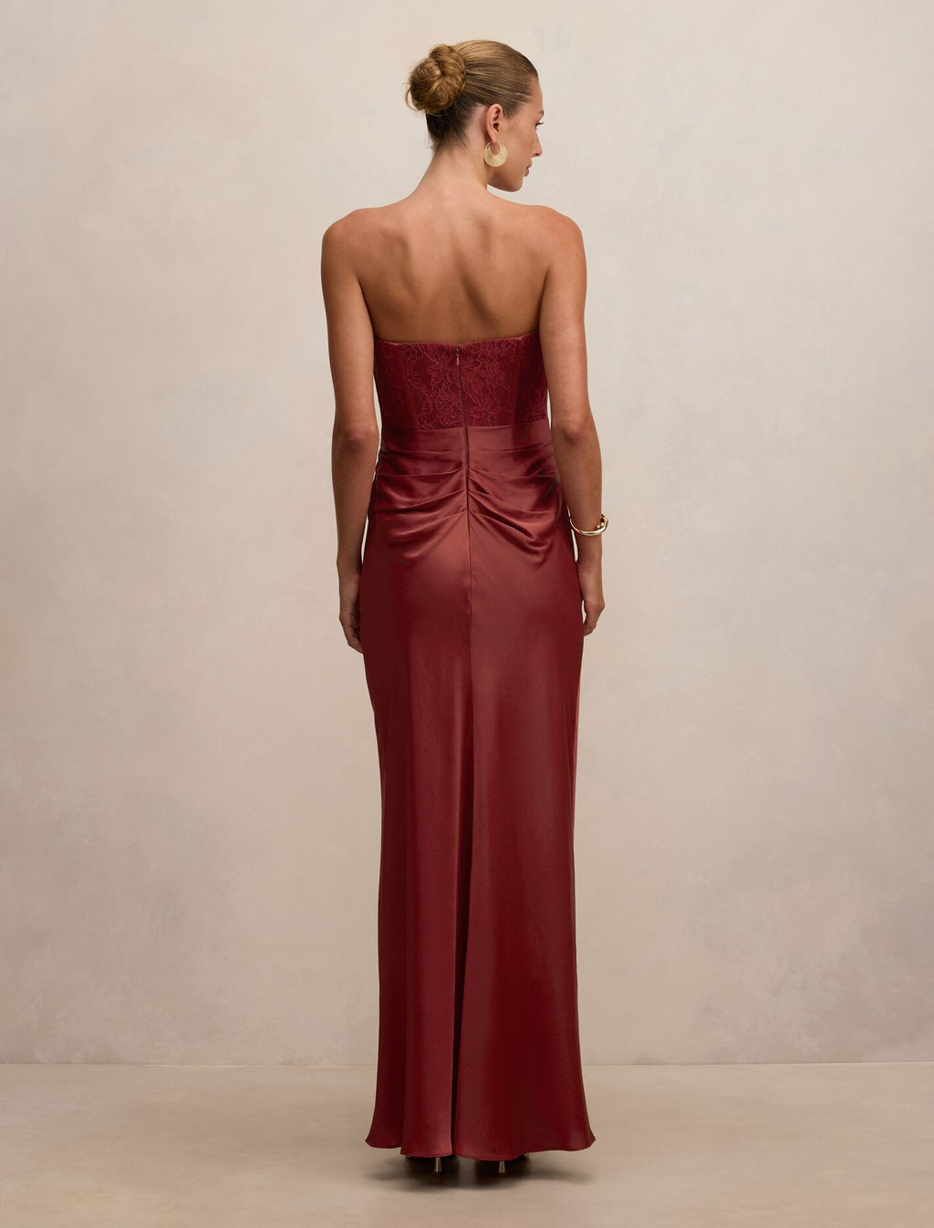 Ivy Lace Corset Drape Maxi