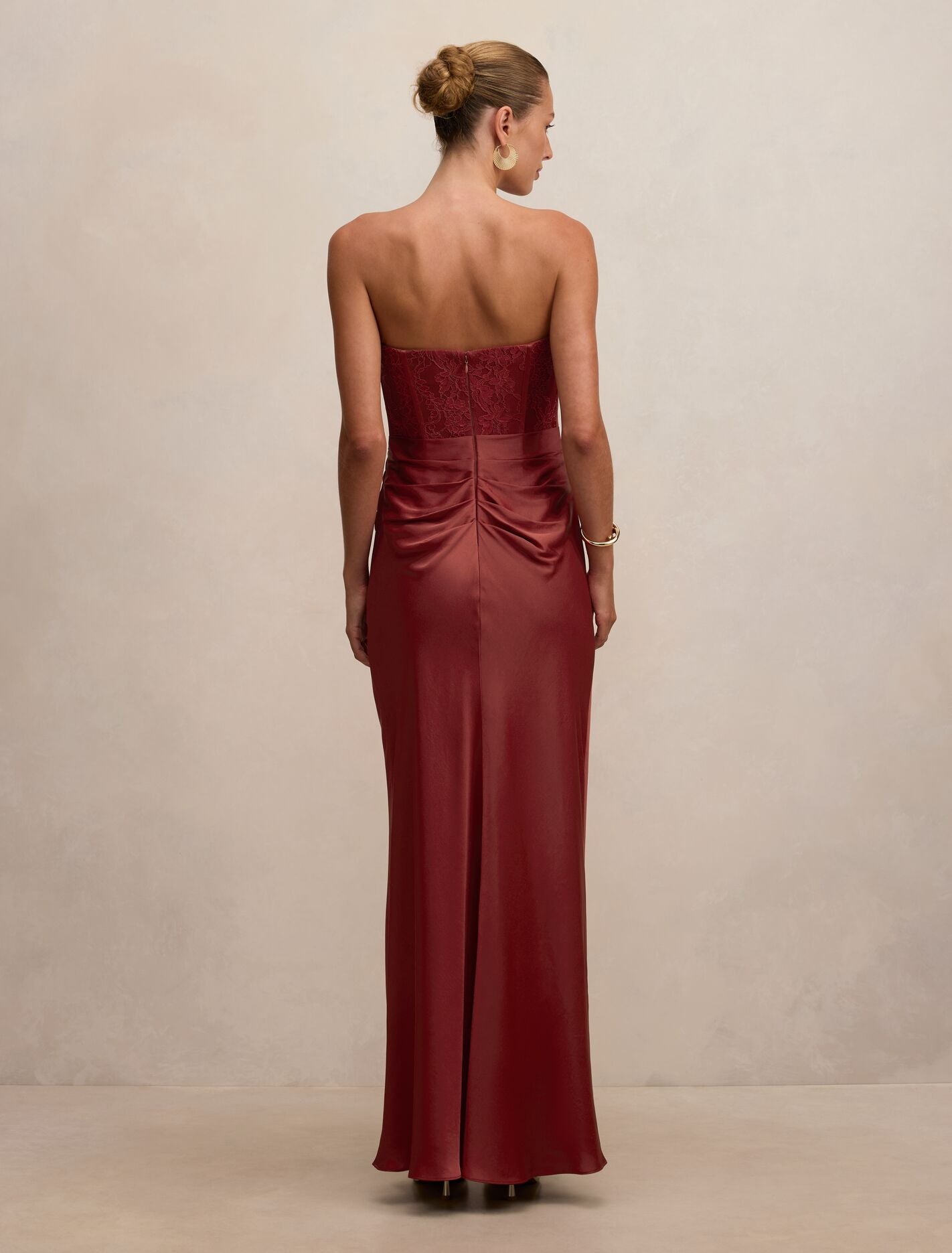 Ivy Lace Corset Drape Maxi