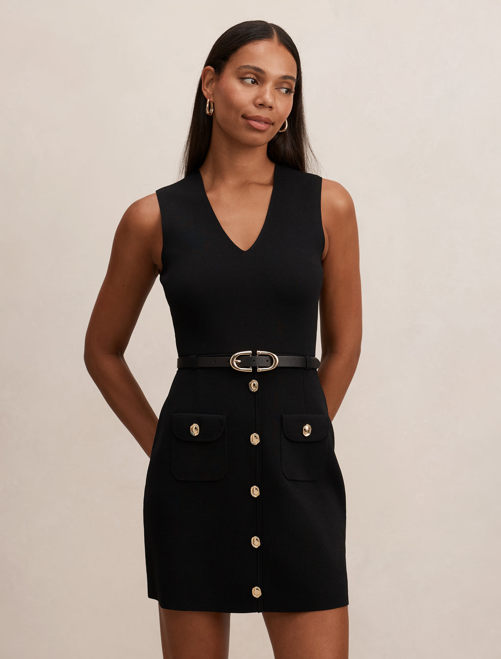 Miley Pocket Detail Knit Dress
