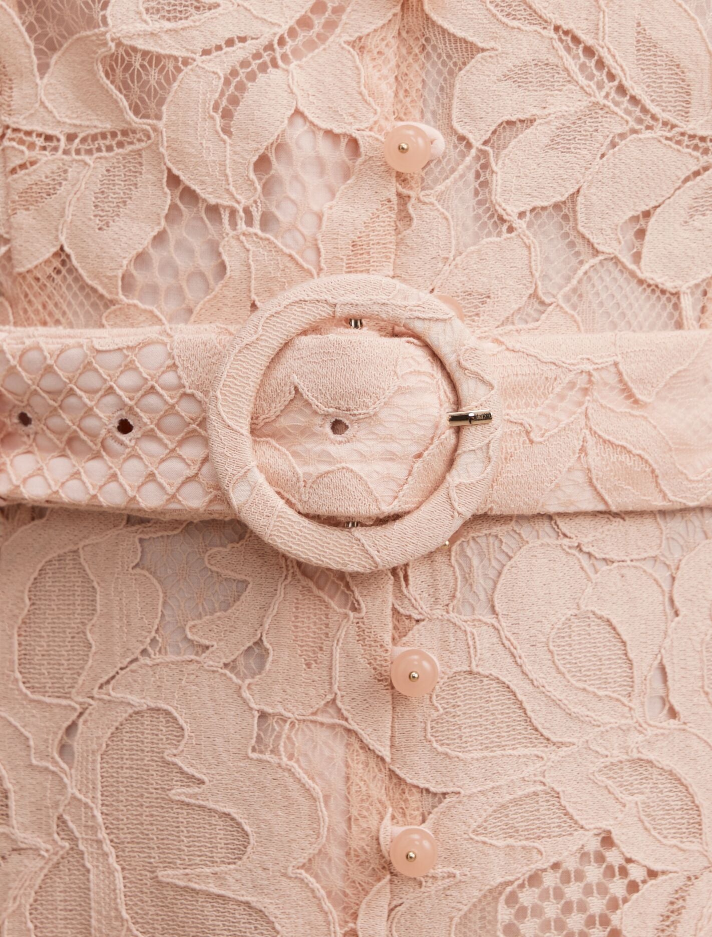 Liberty Flutter Sleeve Lace Midi Dress
