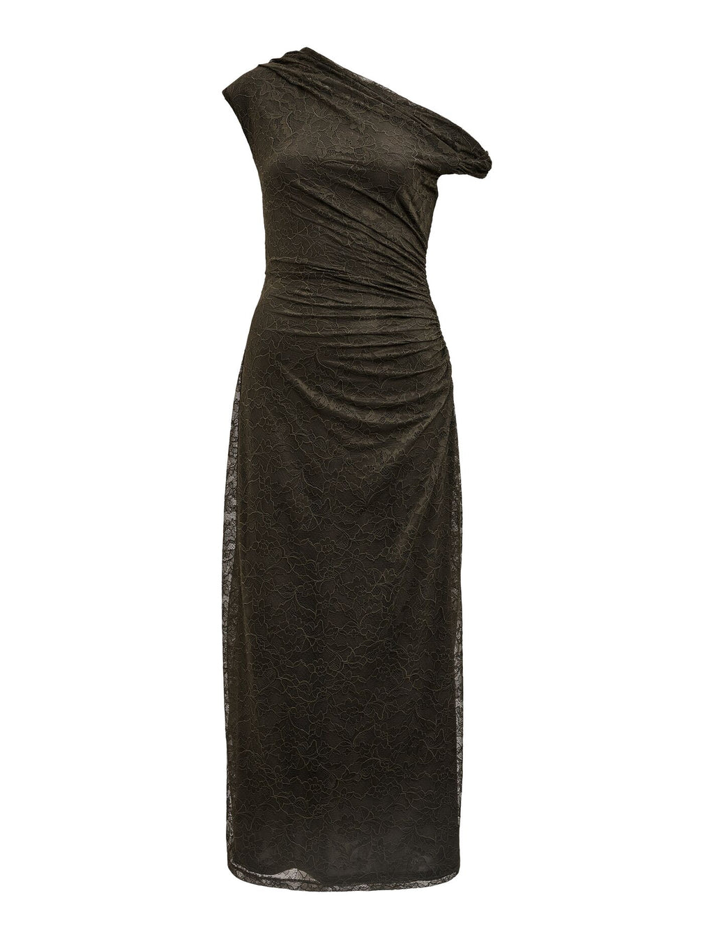 Paris Lace Asym Midi Dress