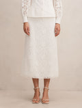 Loretta Lace Midi Skirt