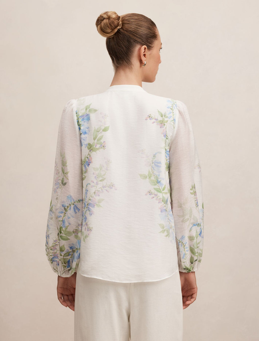 Dove Placement Print Blouse