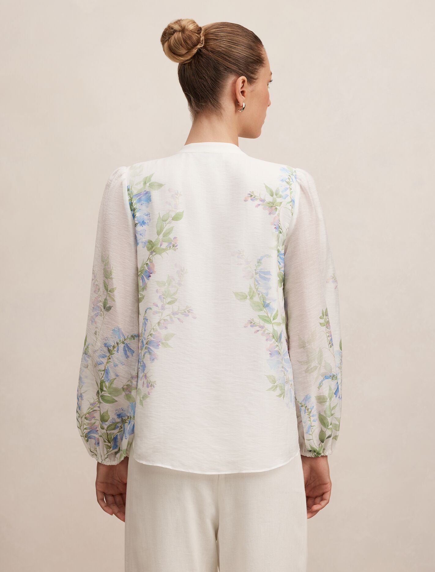 Dove Placement Print Blouse