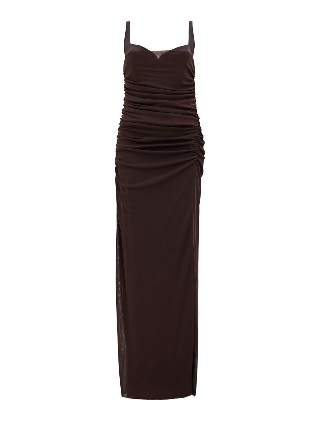 Evie Ruched Mesh bodycon