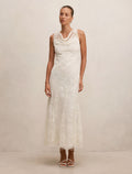 Jenna Panelled Lace Dress
