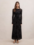 Angelina Mesh Midi Dress