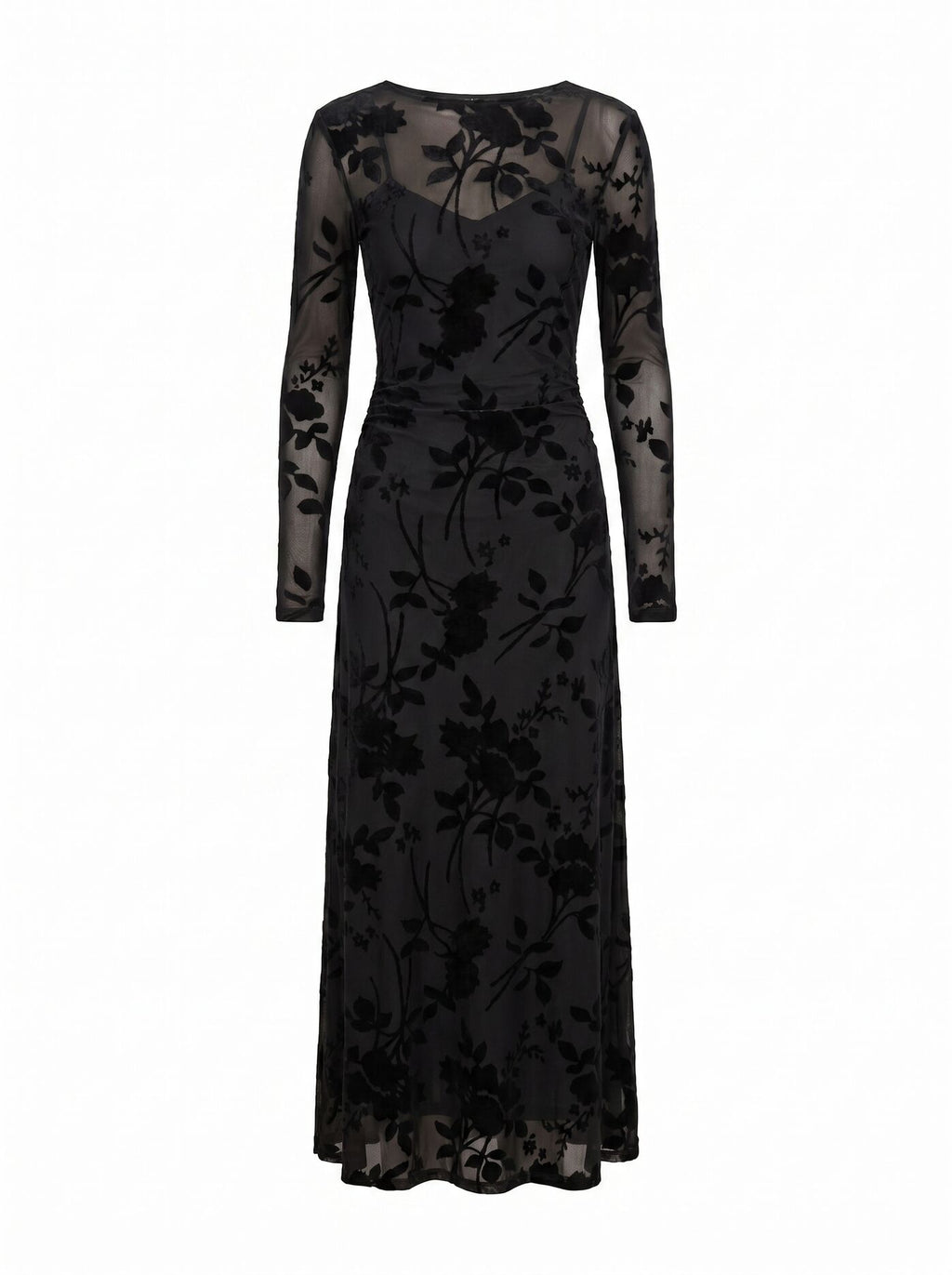 Angelina Mesh Midi Dress