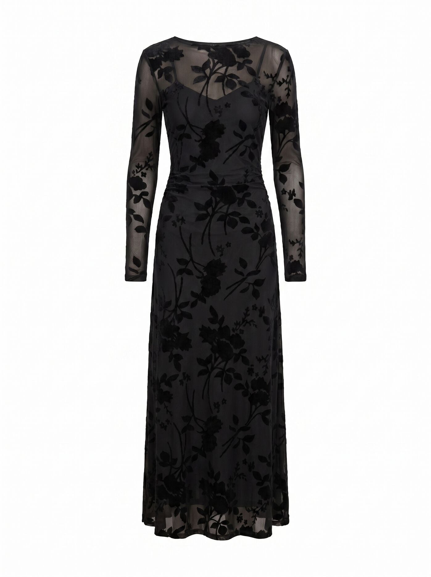 Angelina Mesh Midi Dress