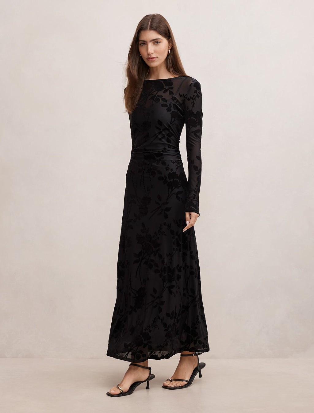 Angelina Mesh Midi Dress