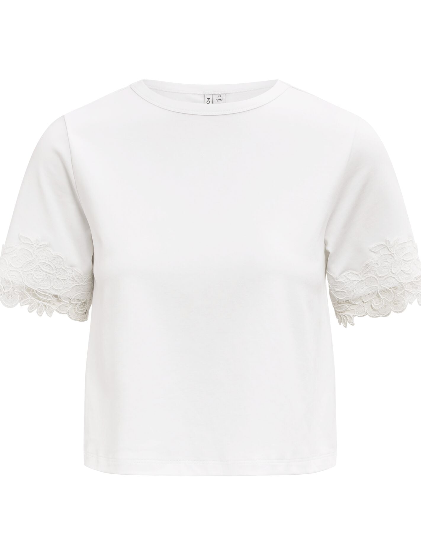 Rosemary Lace Trim Tee