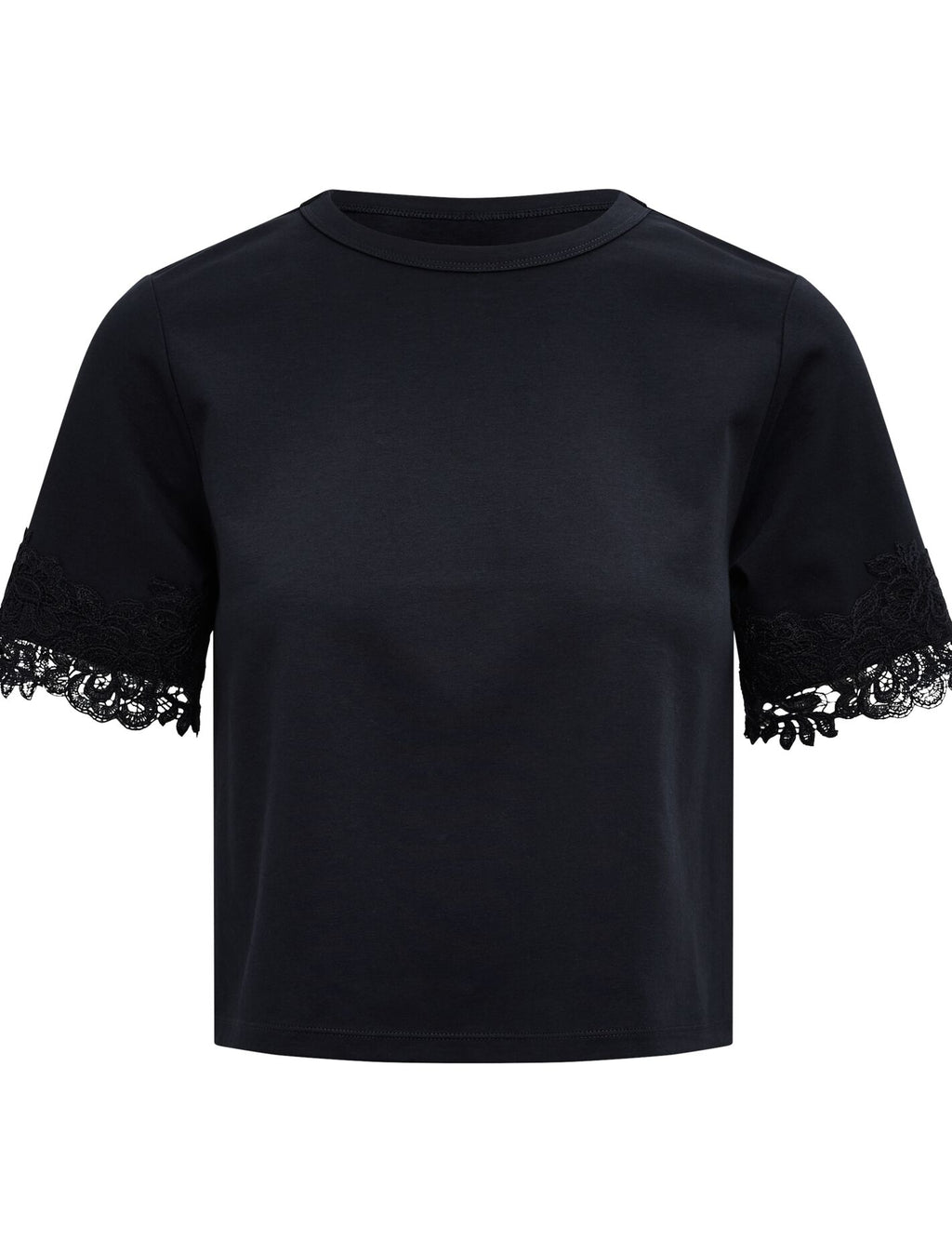 Rosemary Lace Trim Tee