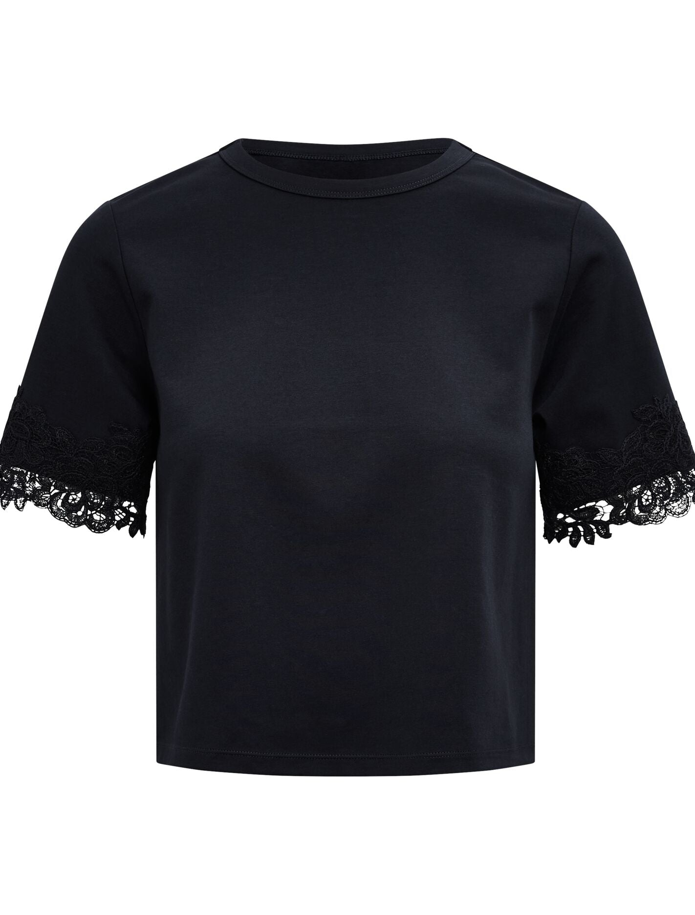 Rosemary Lace Trim Tee
