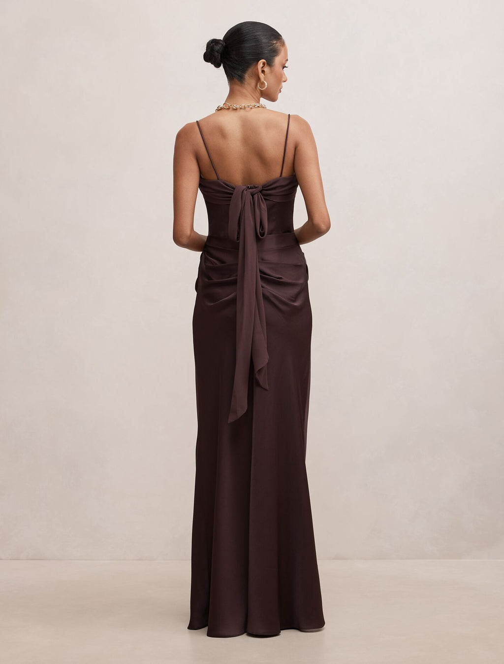 Claudia Petite Corset Maxi Dress