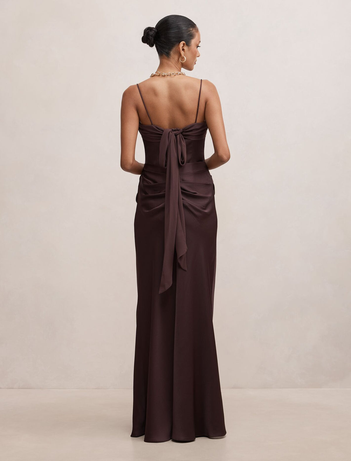 Claudia Petite Corset Maxi Dress
