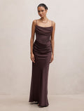 Claudia Petite Corset Maxi Dress