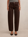 Emma Mid Rise Barrel Jean