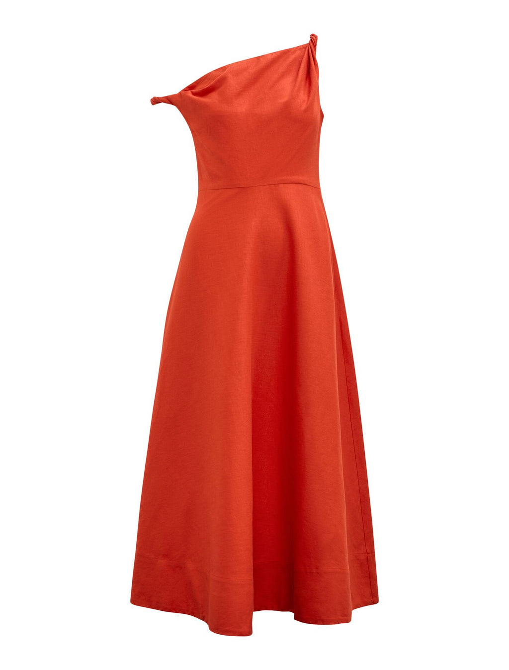 Vinetta Asym Twist Midi Dress