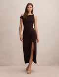 Vicky Asym Jersey Maxi Dress