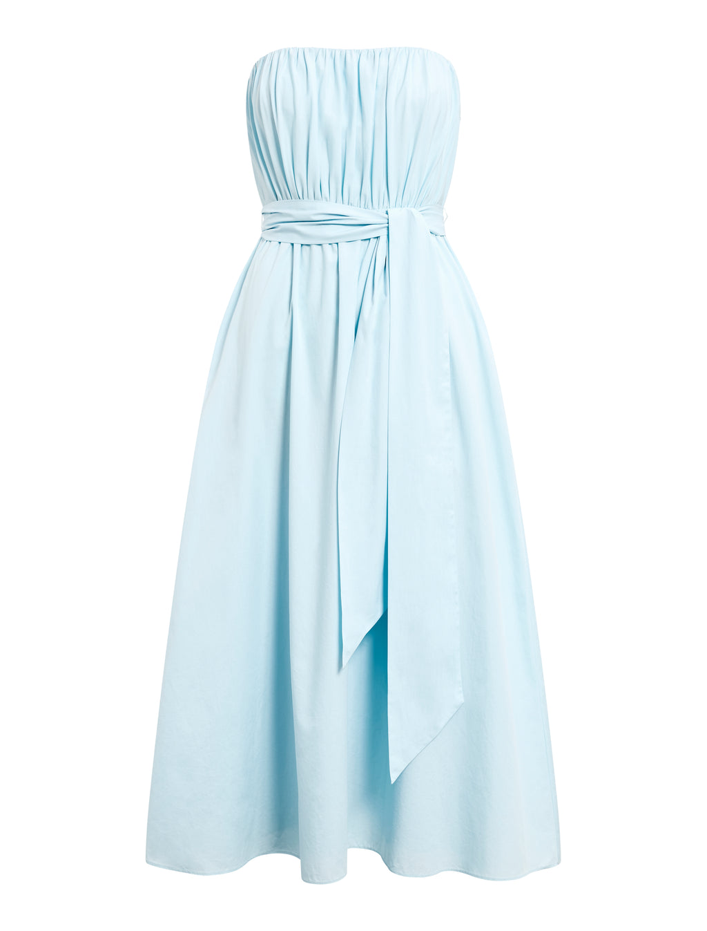 Melissa Gathered Tie Midi Dress