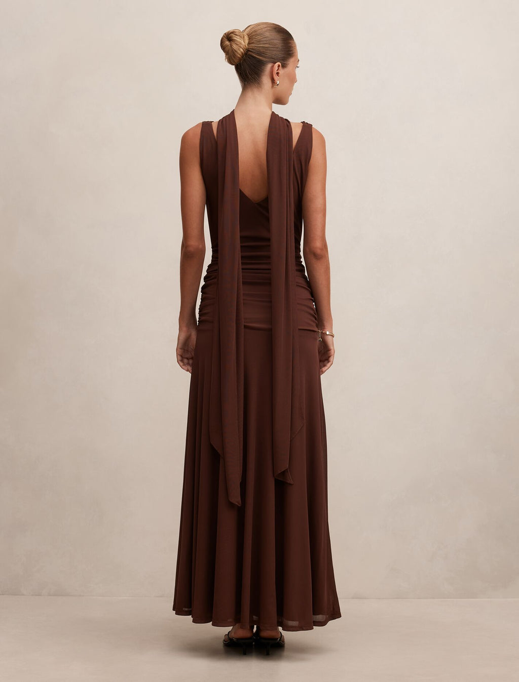 Vivianne Scarf Tie Maxi Dress