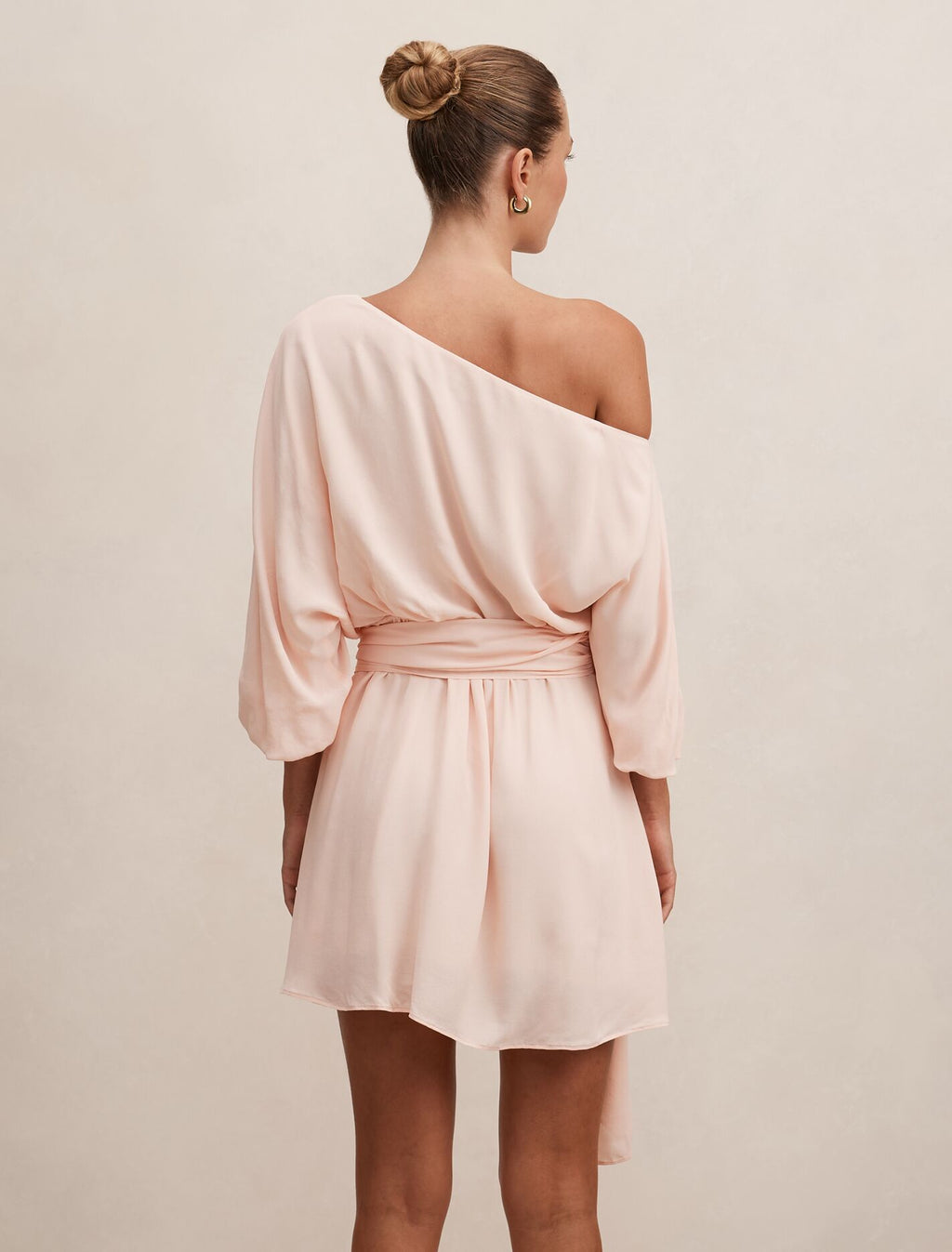Sammy Tipped Draped Mini Dress