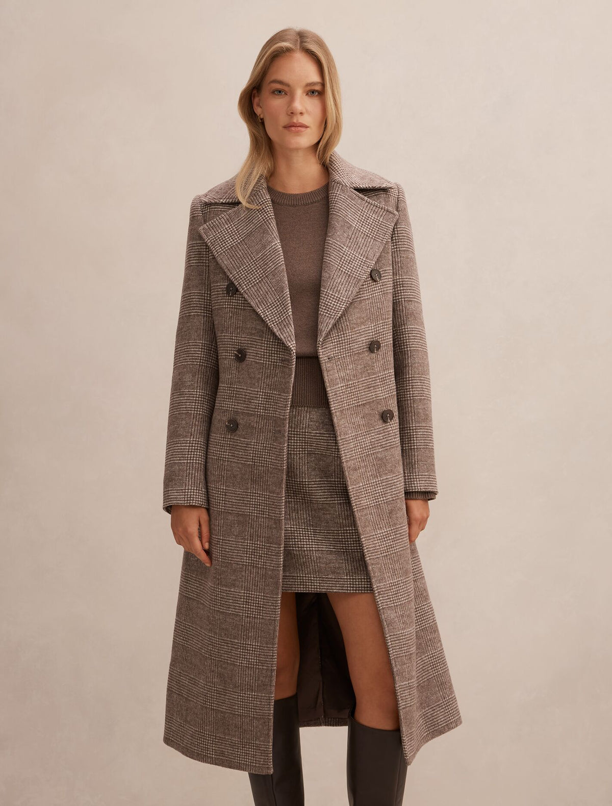 Charlie Check Coat