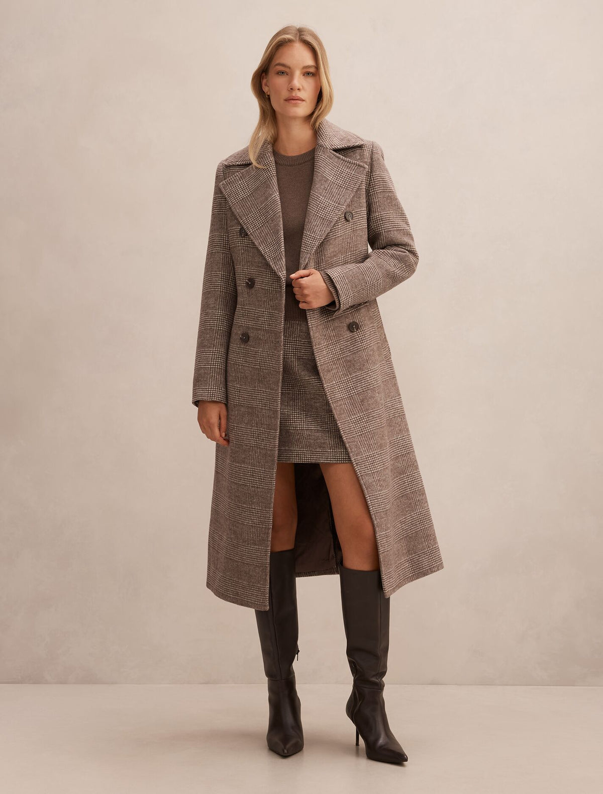 Charlie Check Coat