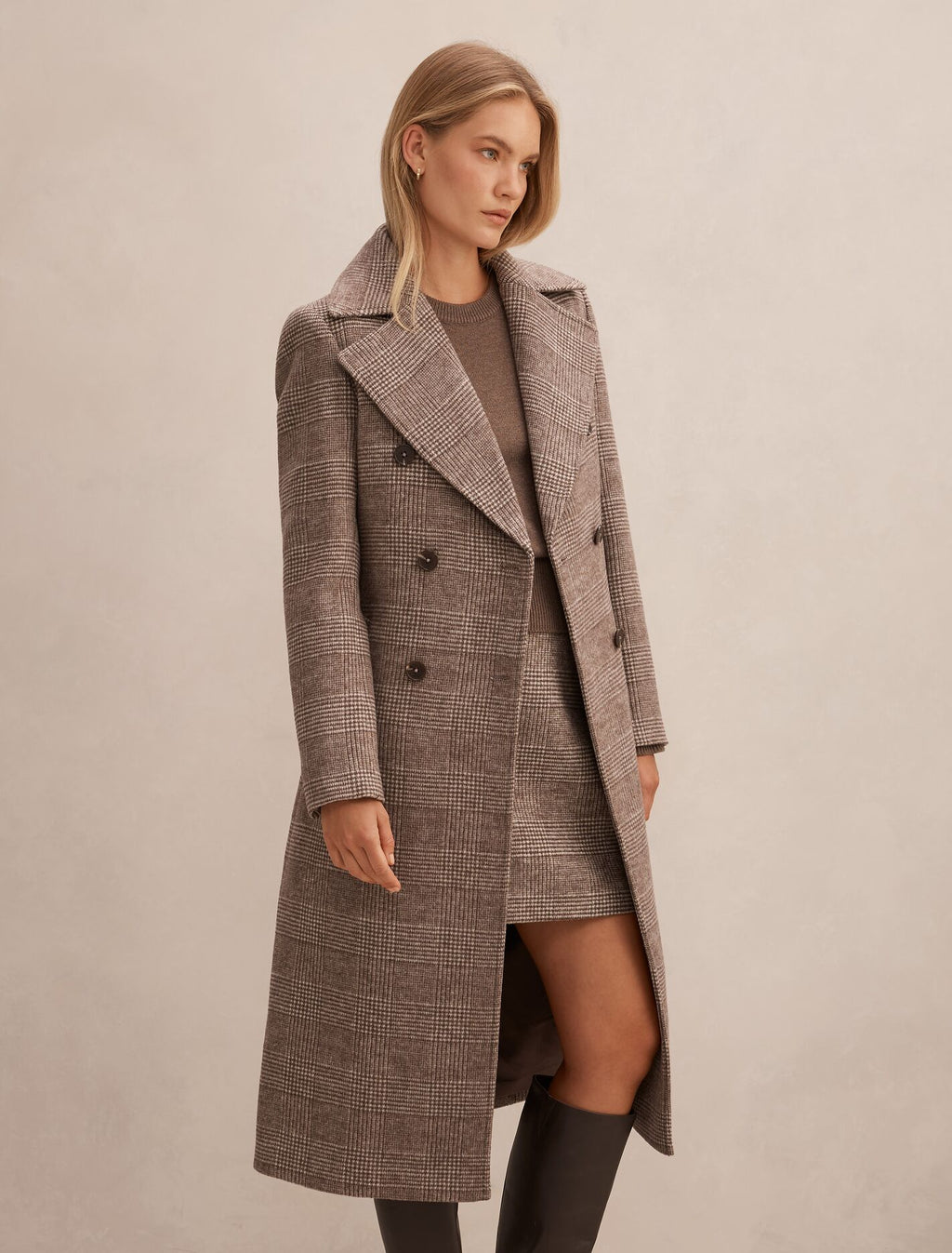 Charlie Check Coat