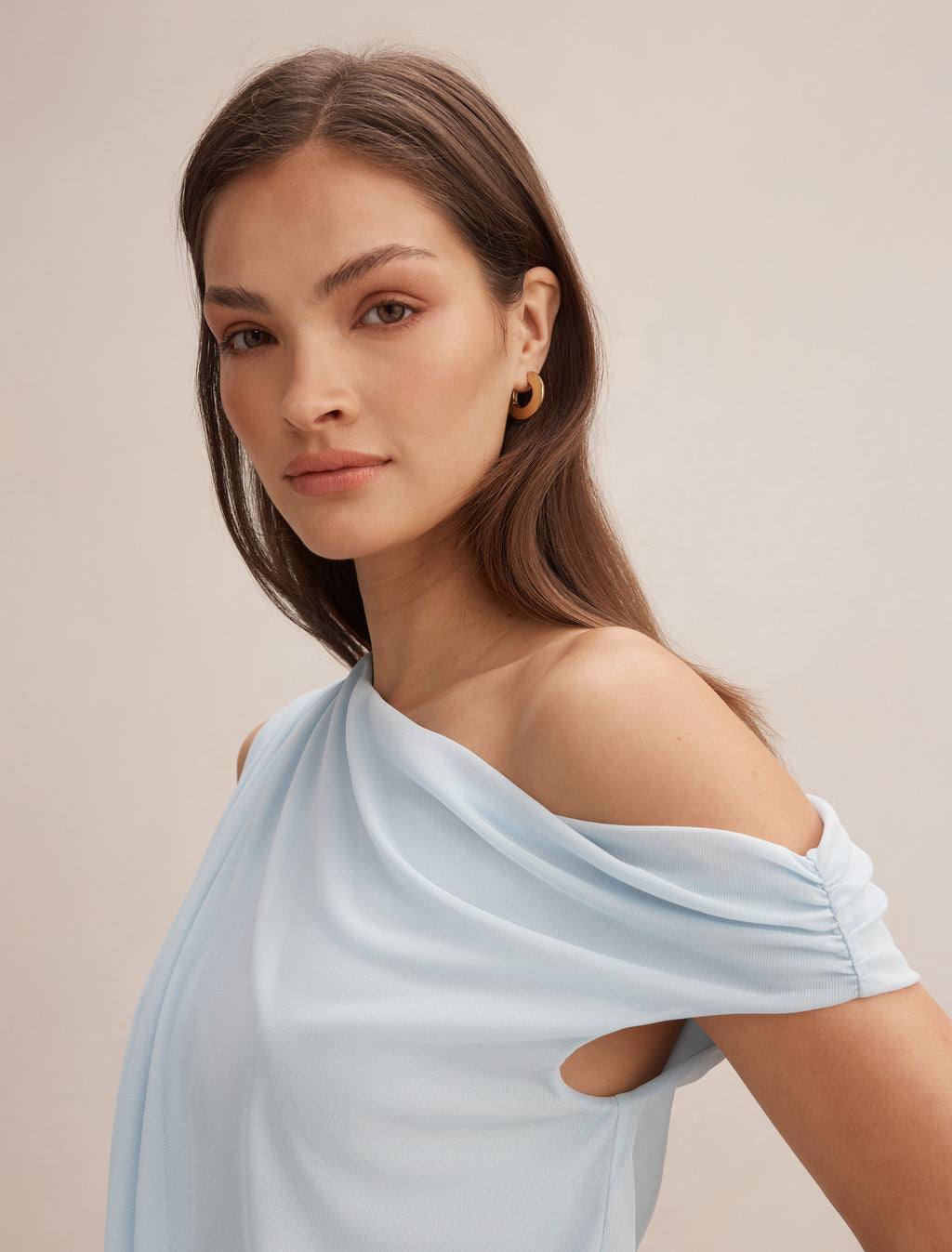 Honey Tipped Shoulder Midi