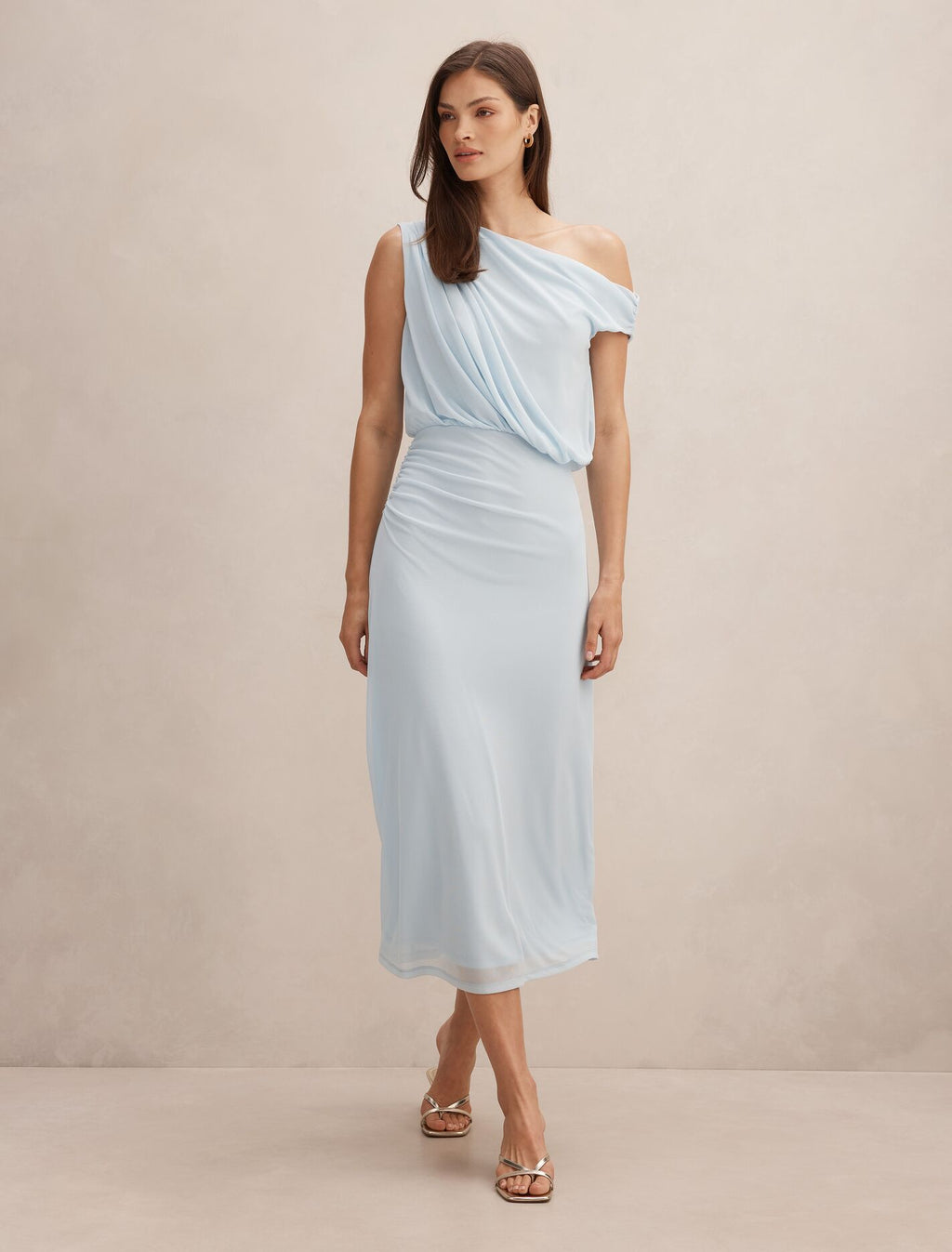 Honey Tipped Shoulder Midi