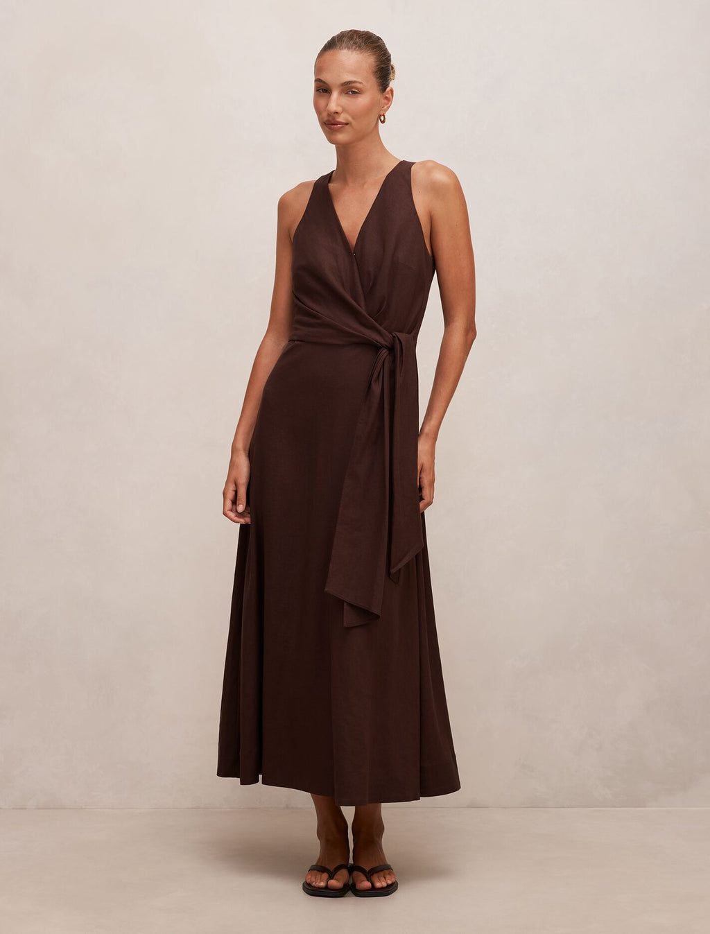 Zoey Halter Tie Midi