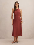 Soraya Beaded Back Midi Dress