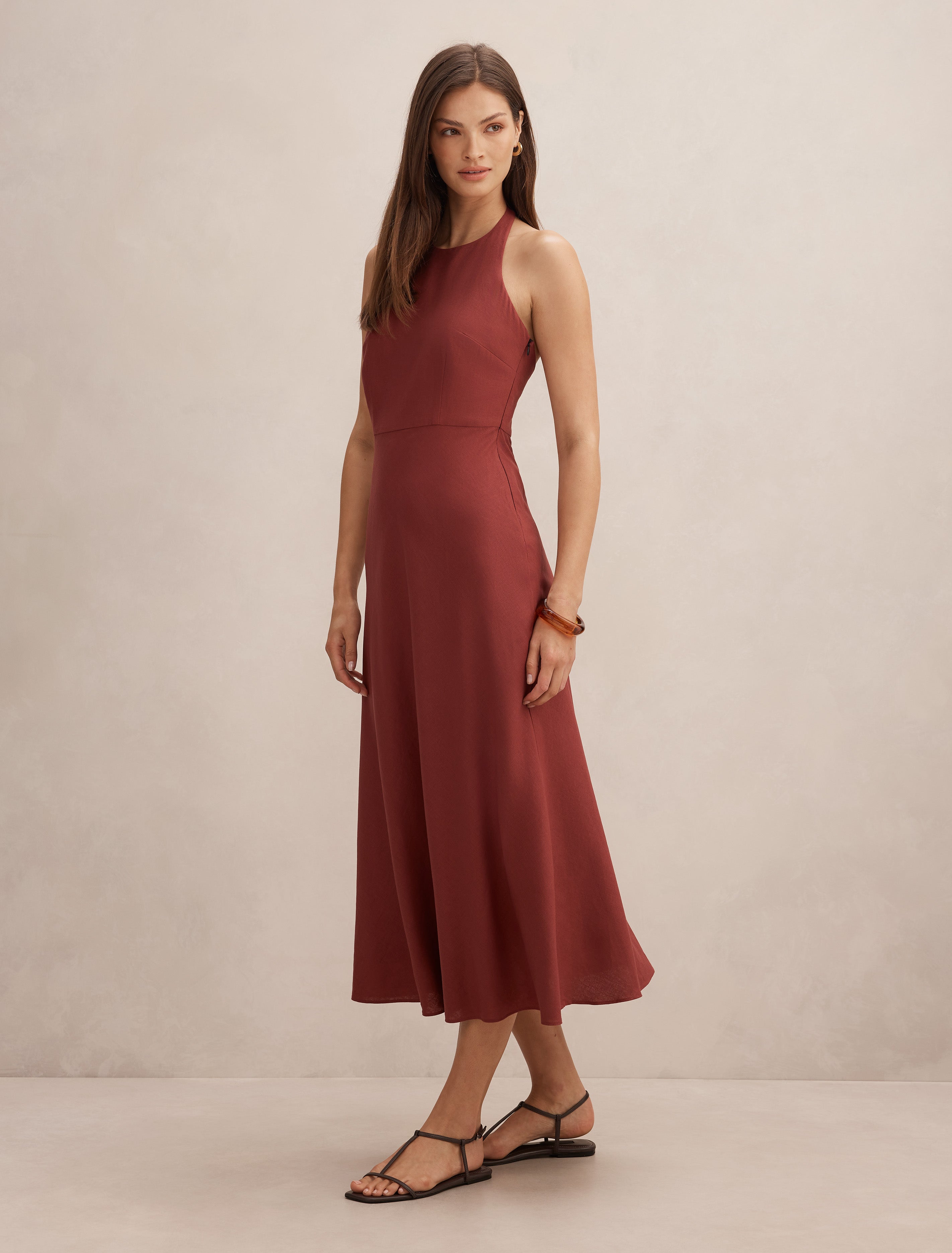 soraya midi dress Soraya Denim Midi Dress