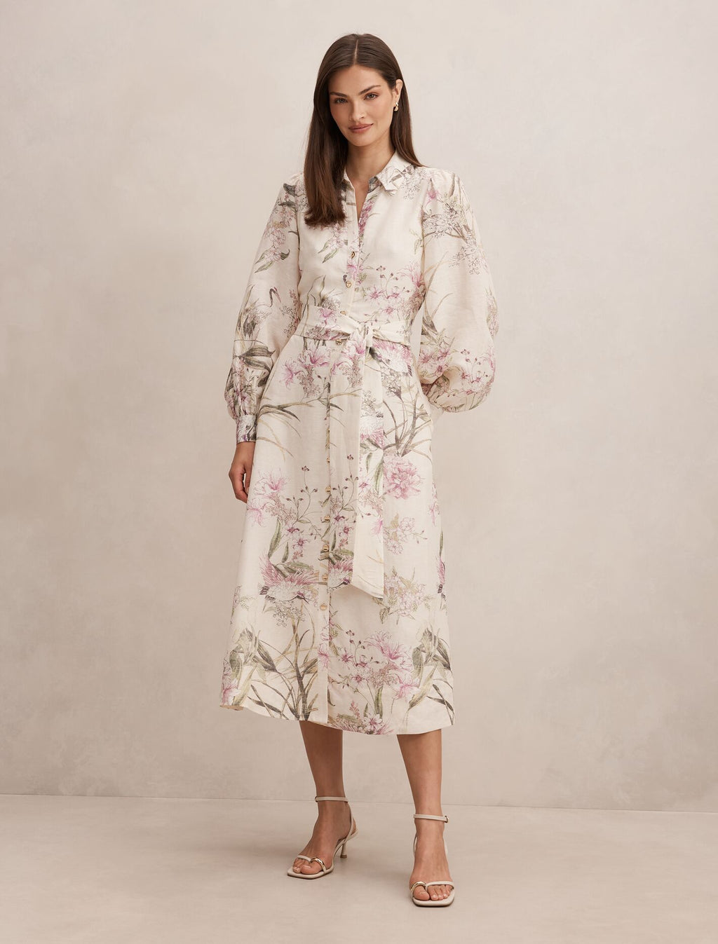 Hazel Shirt Midi Dress