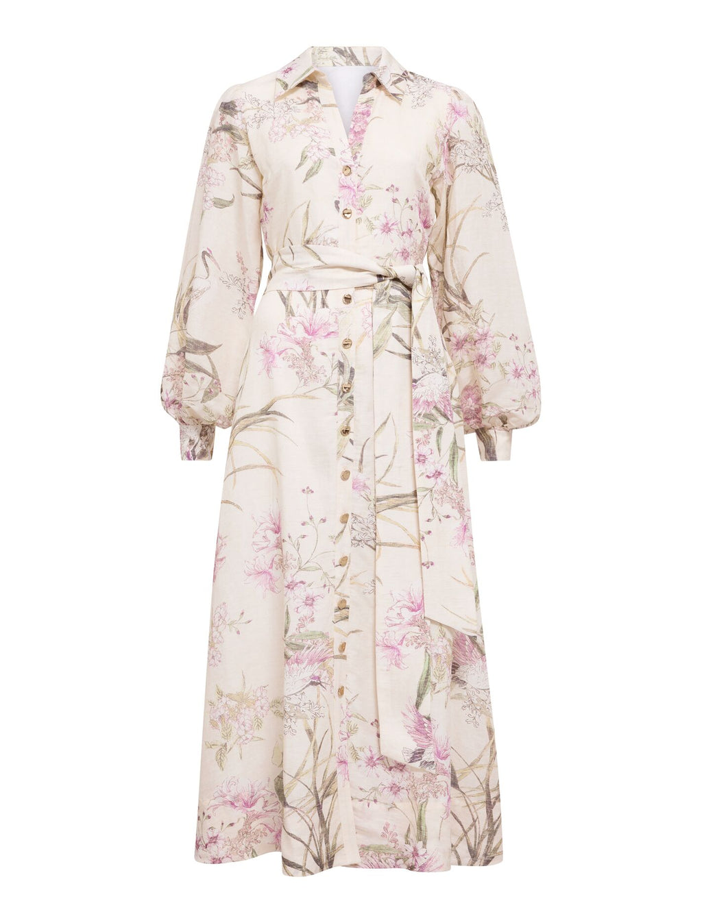 Hazel Shirt Midi Dress