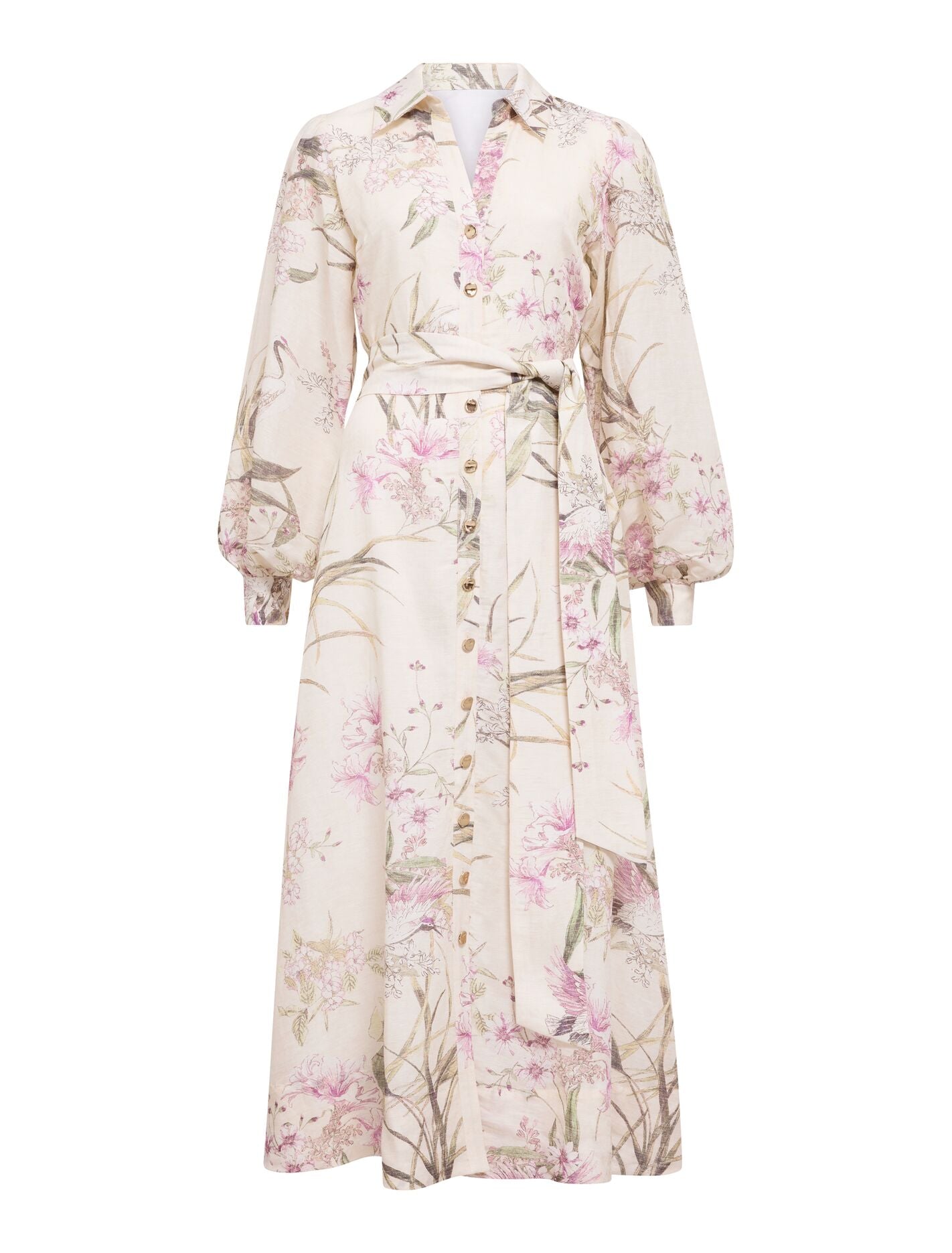 Hazel Shirt Midi Dress