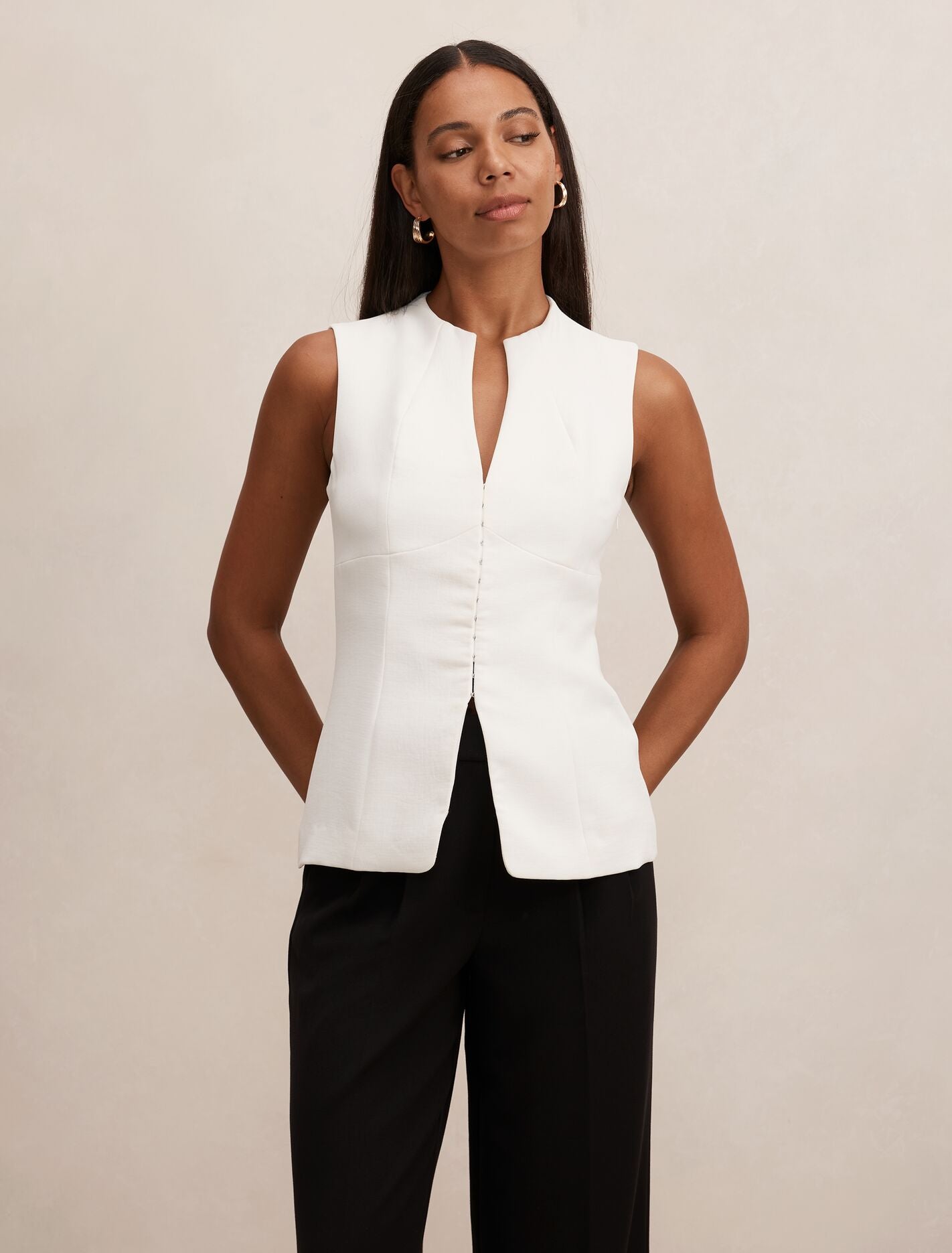 Gabi Tailored Top