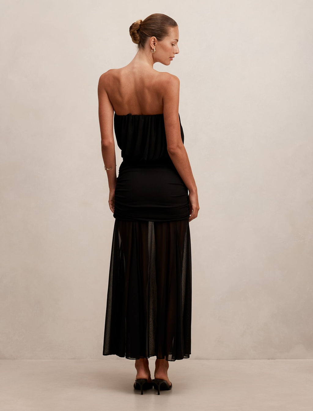 Lyra Bandeau Draped Maxi Dress